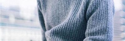 Loose wool chunky plain high neck sweater (5)