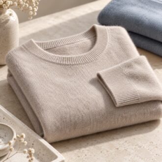 Fine gauge cashmere sweater for premium OEM and private label sourcing