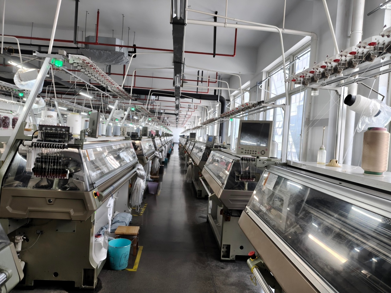Computerized Flat Knitting Machine Line